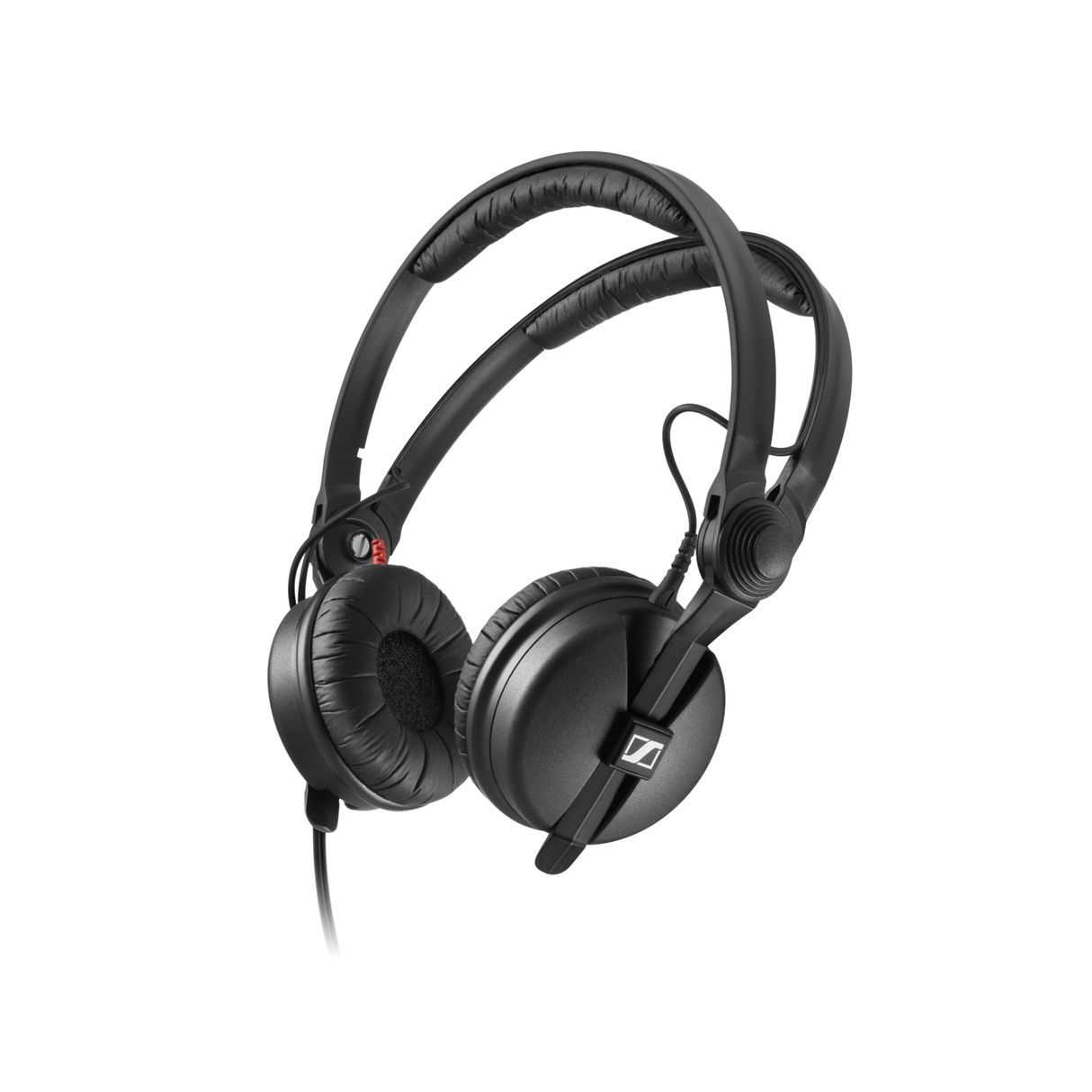 Sennheiser HD 25 PLUS dynamic headphones, 70 Ω, compact, expandable bracket, coiled cord