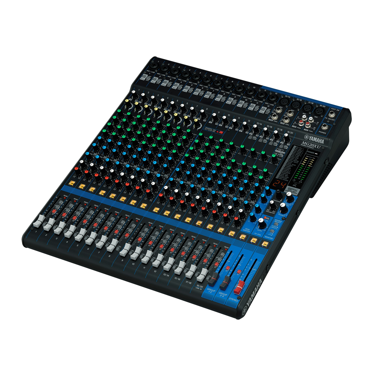 Yamaha MG20XU 20 channels, D-Pre mic preamps, 48V phantom power