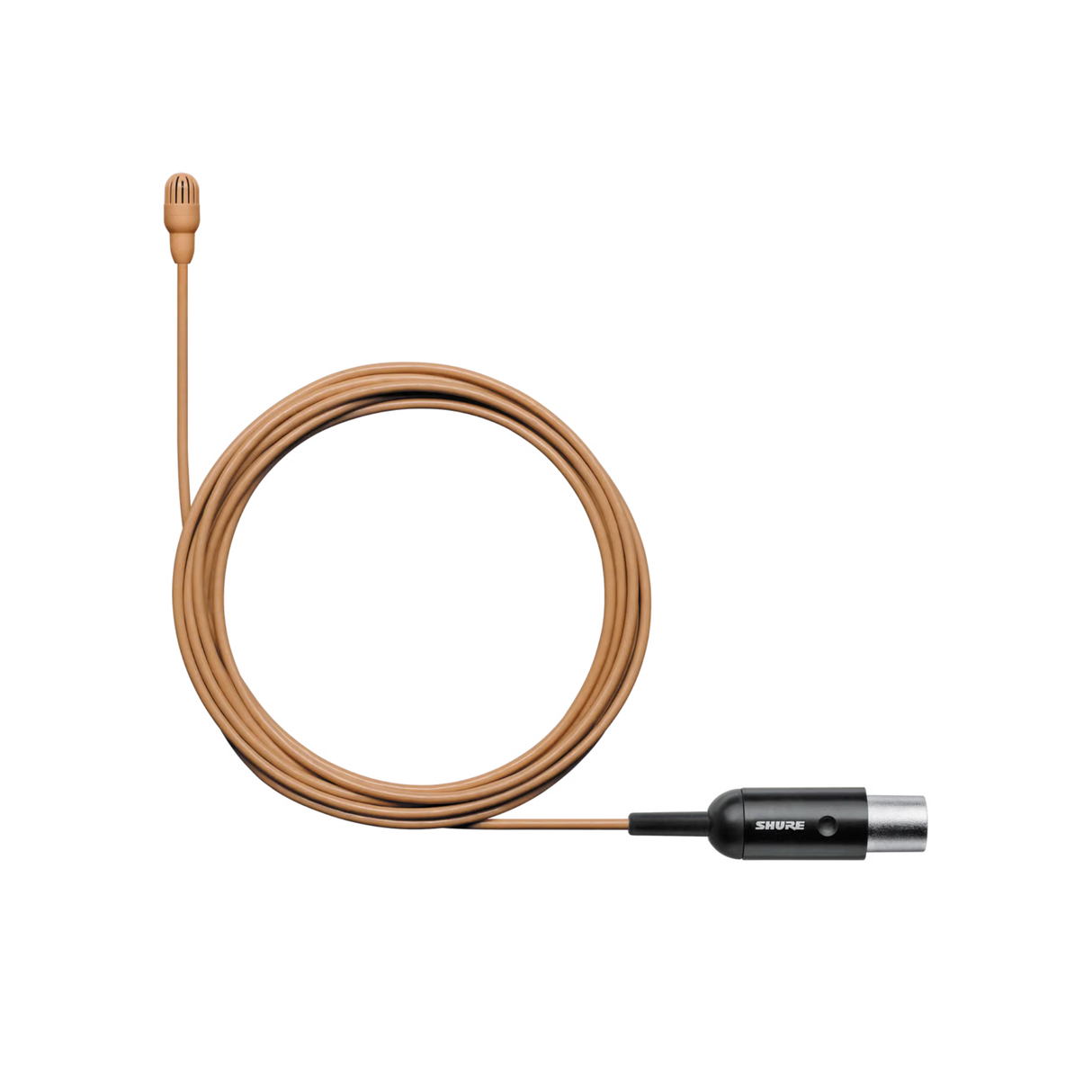 Shure TwinPlex™ TL47 Subminiature Lavalier Microphone MTQG Cocoa