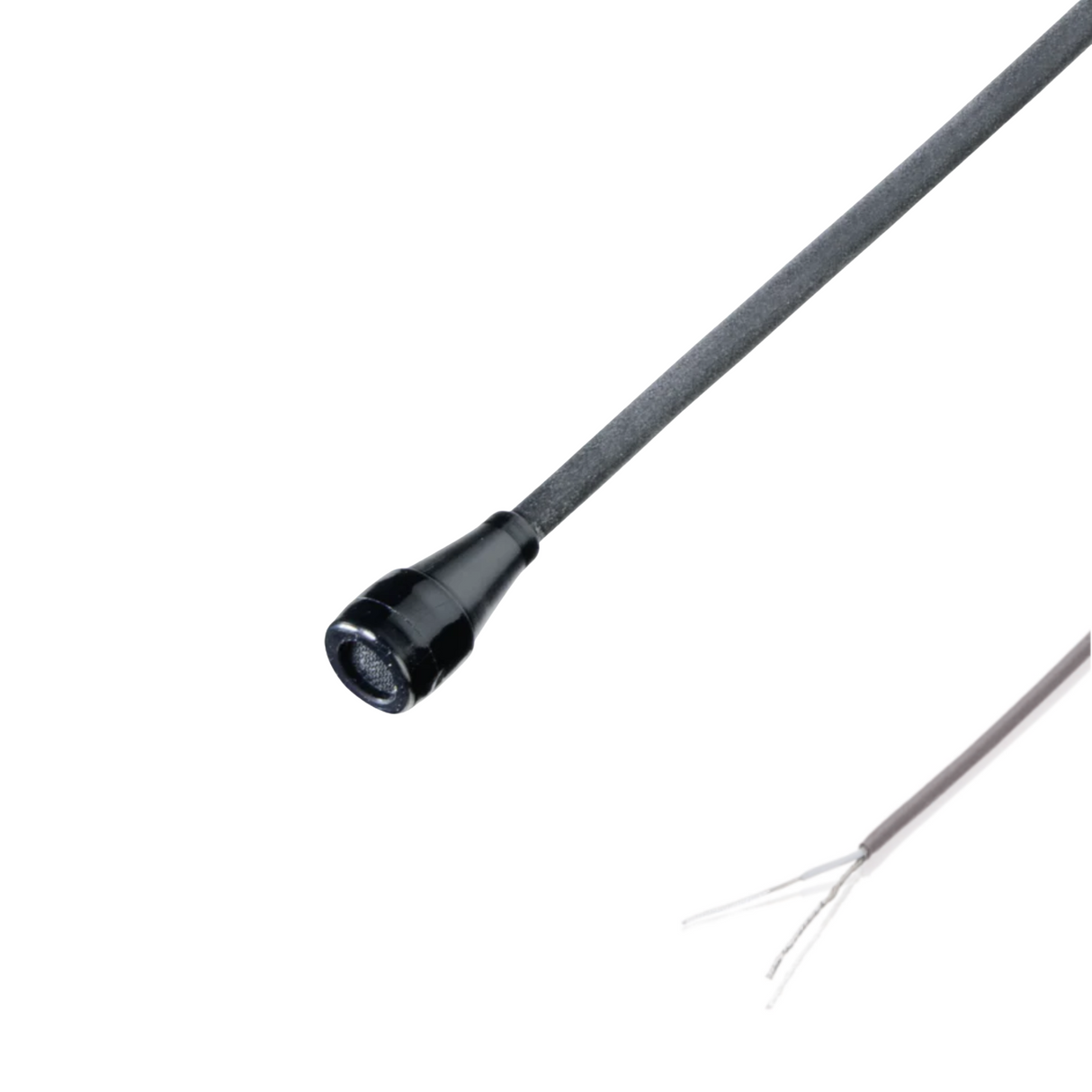 Countryman B3 (round) microphone to pig tails, black, 10 dB attenuation