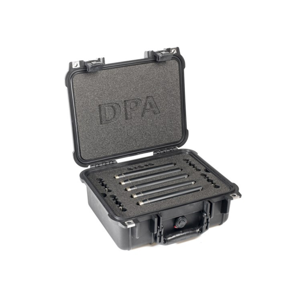 DPA Surround Kit with 5 x 4006A, Clips, Windscreens in Peli Case