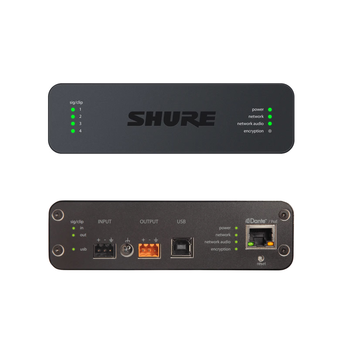 Shure ANIUSB-MATRIX USB Audio Network Interface with Matrix Mixing
