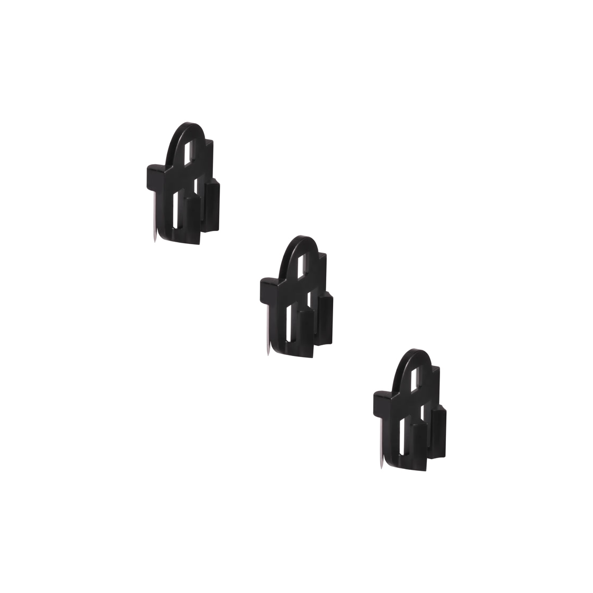 Shure TwinPlex Vampire Sticky Mount including adhesive, 3 pieces (Black)