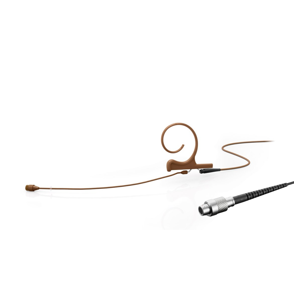 DPA 4266 CORE+ Omni Flex Earset Mic, 110 mm Boom, Brown, 3-pin LEMO