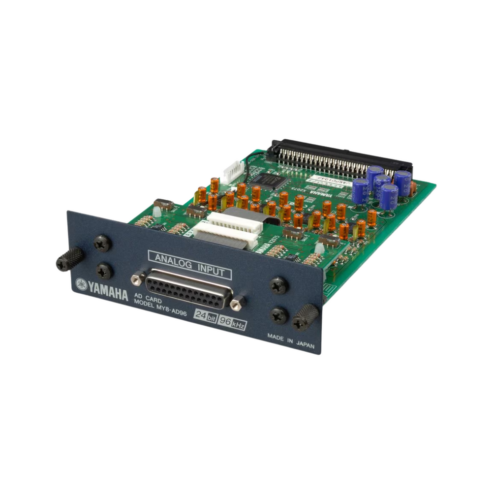 Yamaha interface card; 8-channel analogue input, 96kHz, 25 pin D-sub connector