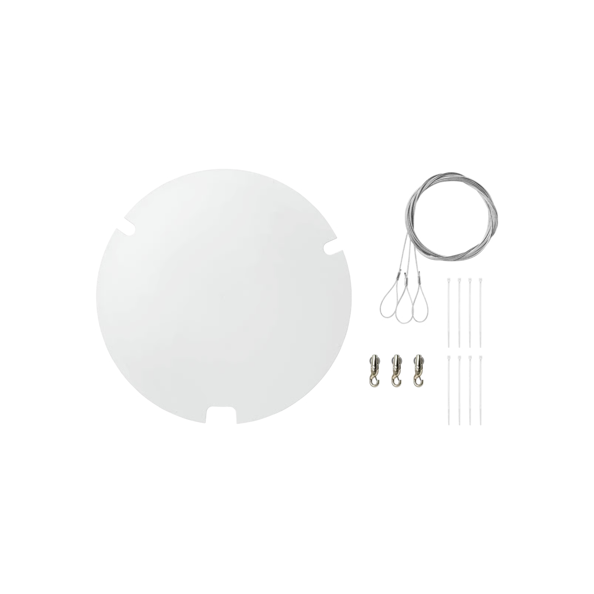 Shure A900W-GM Gripple mount kit for MXA920W-R microphone. Round (white)