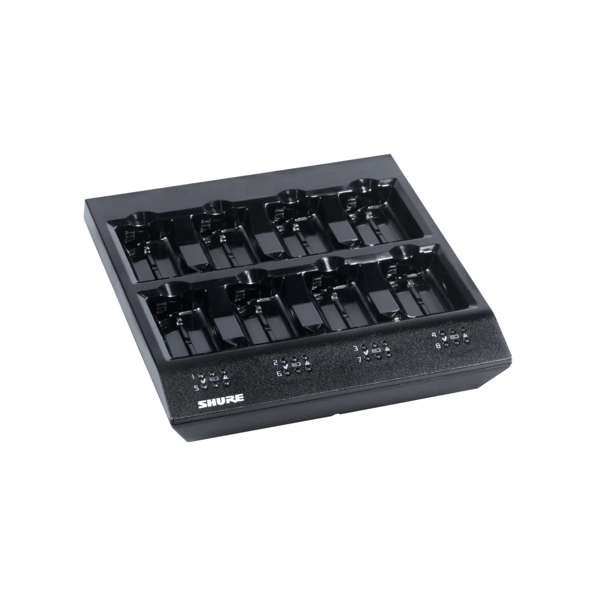 Shure 8-Bay battery charger with PS60UK power supply; for SB900