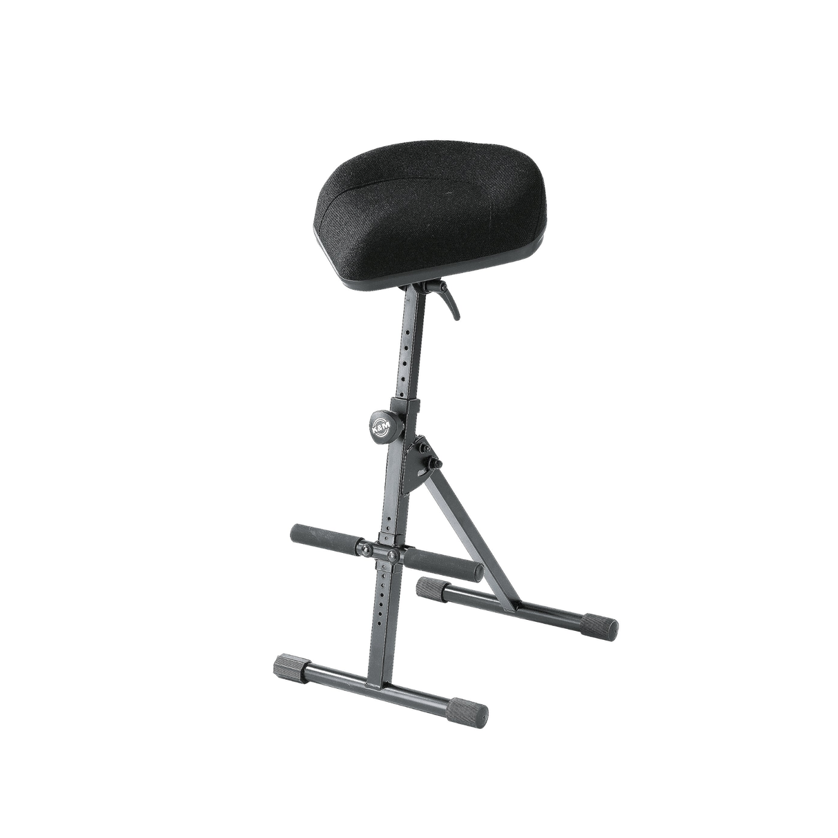 K&M 14046 pneumatic stool, black fabric