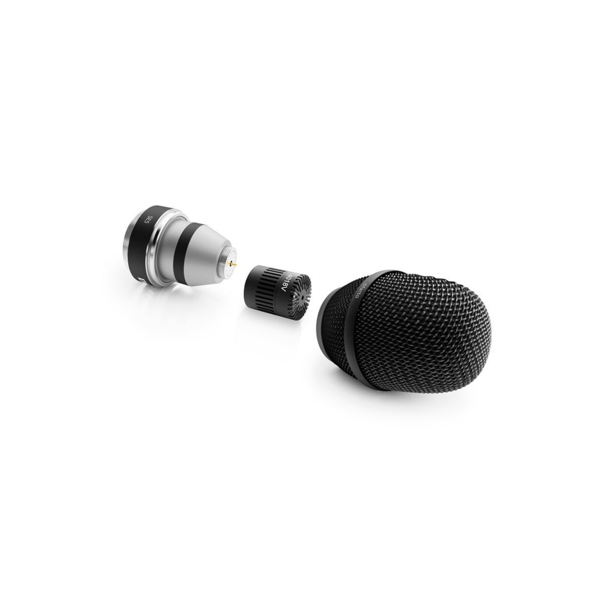 DPA d:facto™ 4018V Softboost Supercardioid Mic, SE5 Adapter (Sennheiser 5200), Black