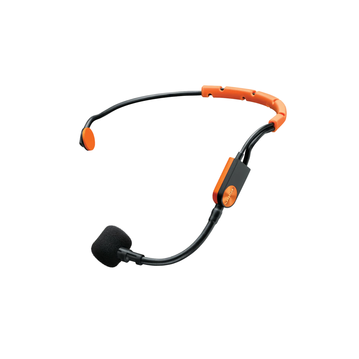 Shure cardioid condenser headset microphone, designed for use in fitness instruction in humid applic