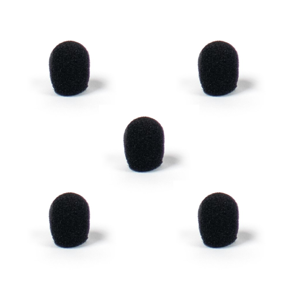 DPA Foam Windscreens for 6388, Black, 5 pcs