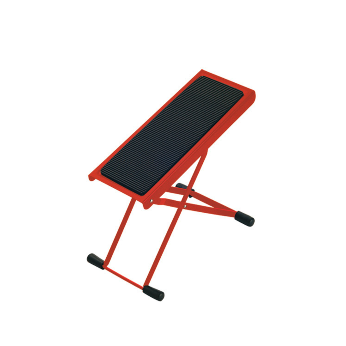 K&M 14670 footrest for guitar players, red