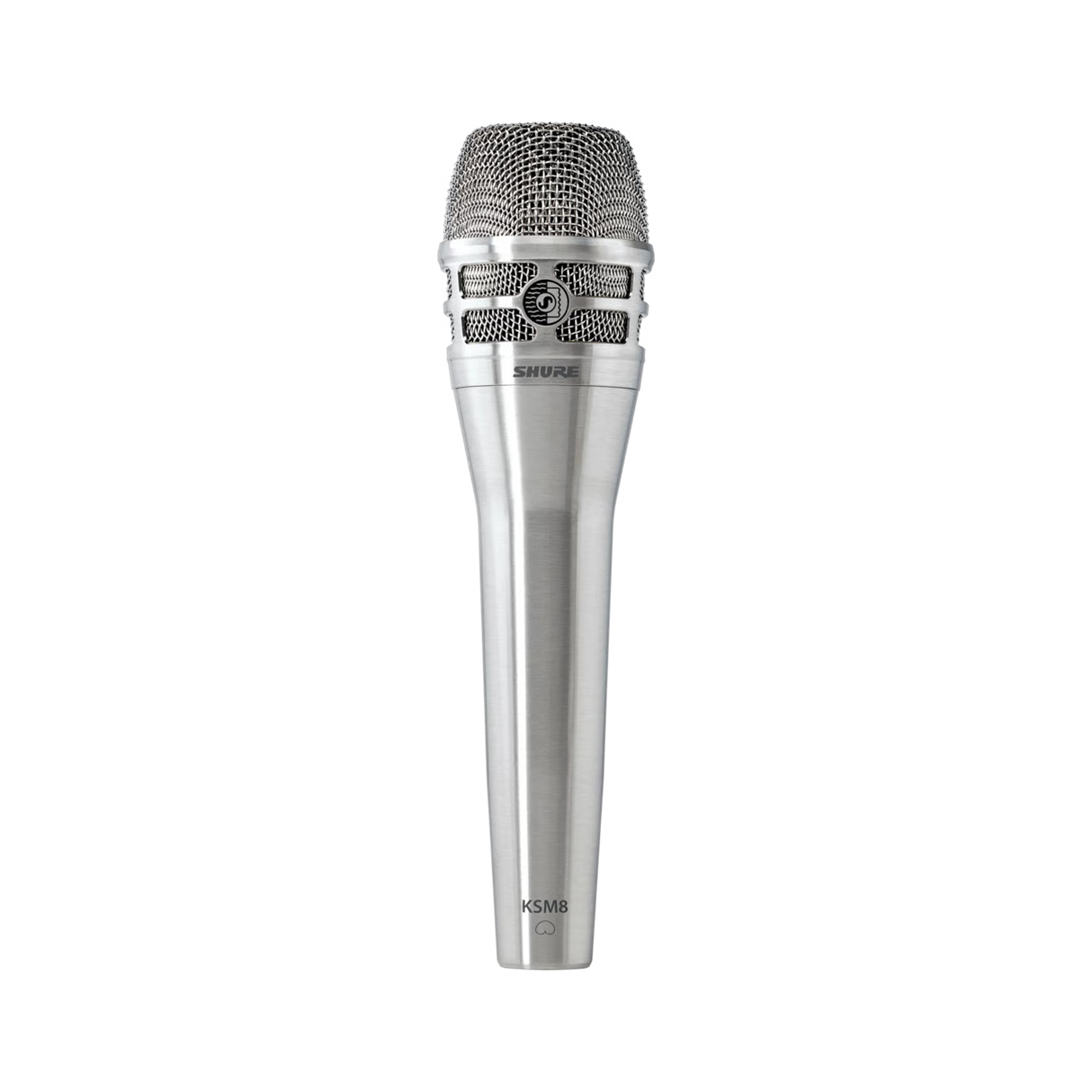 Shure Cardioid Dynamic Microphone features: Dual-diaphragm & Diaphragm Stabilisation System (Nickel)