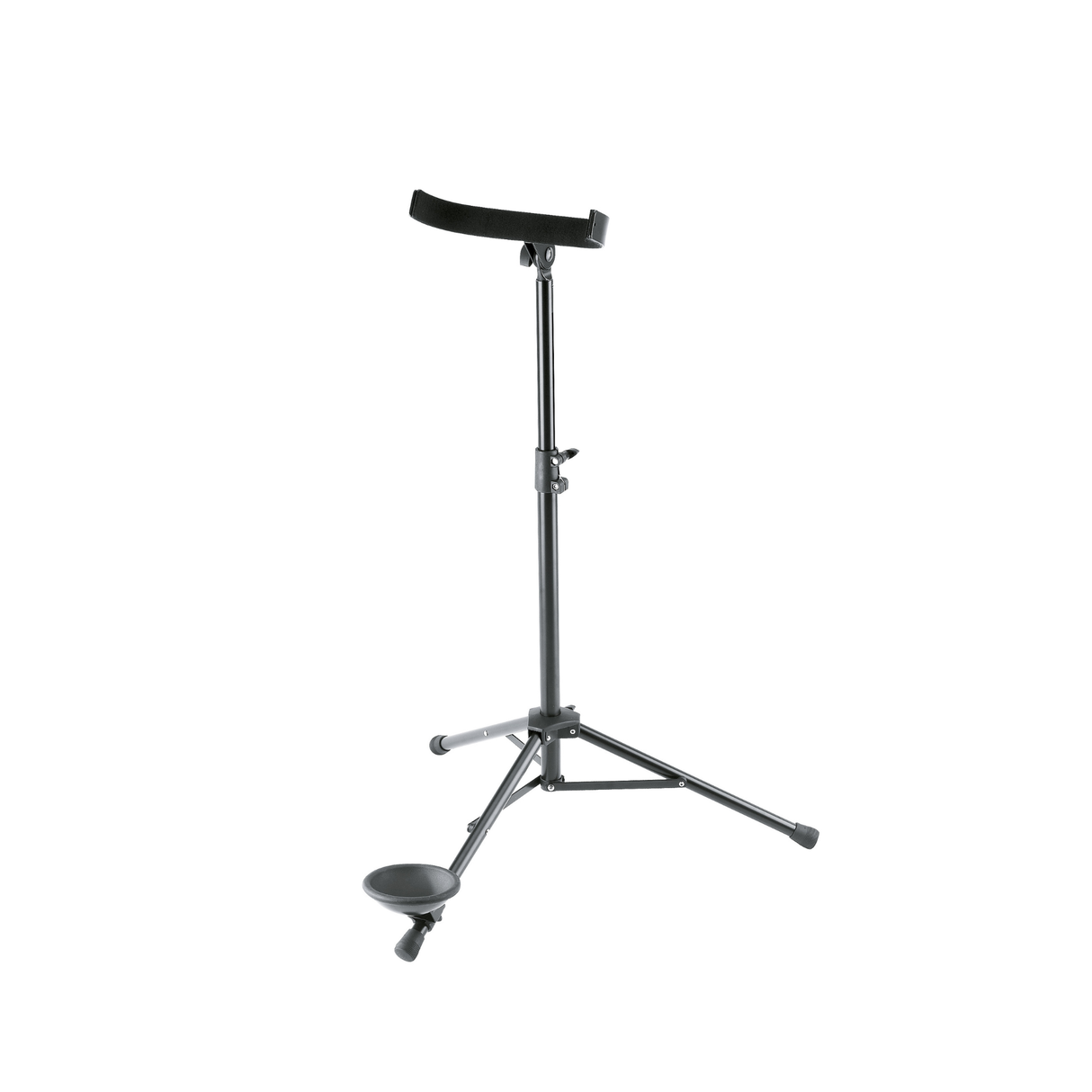 K&M 15045 contra bassoon stand, black