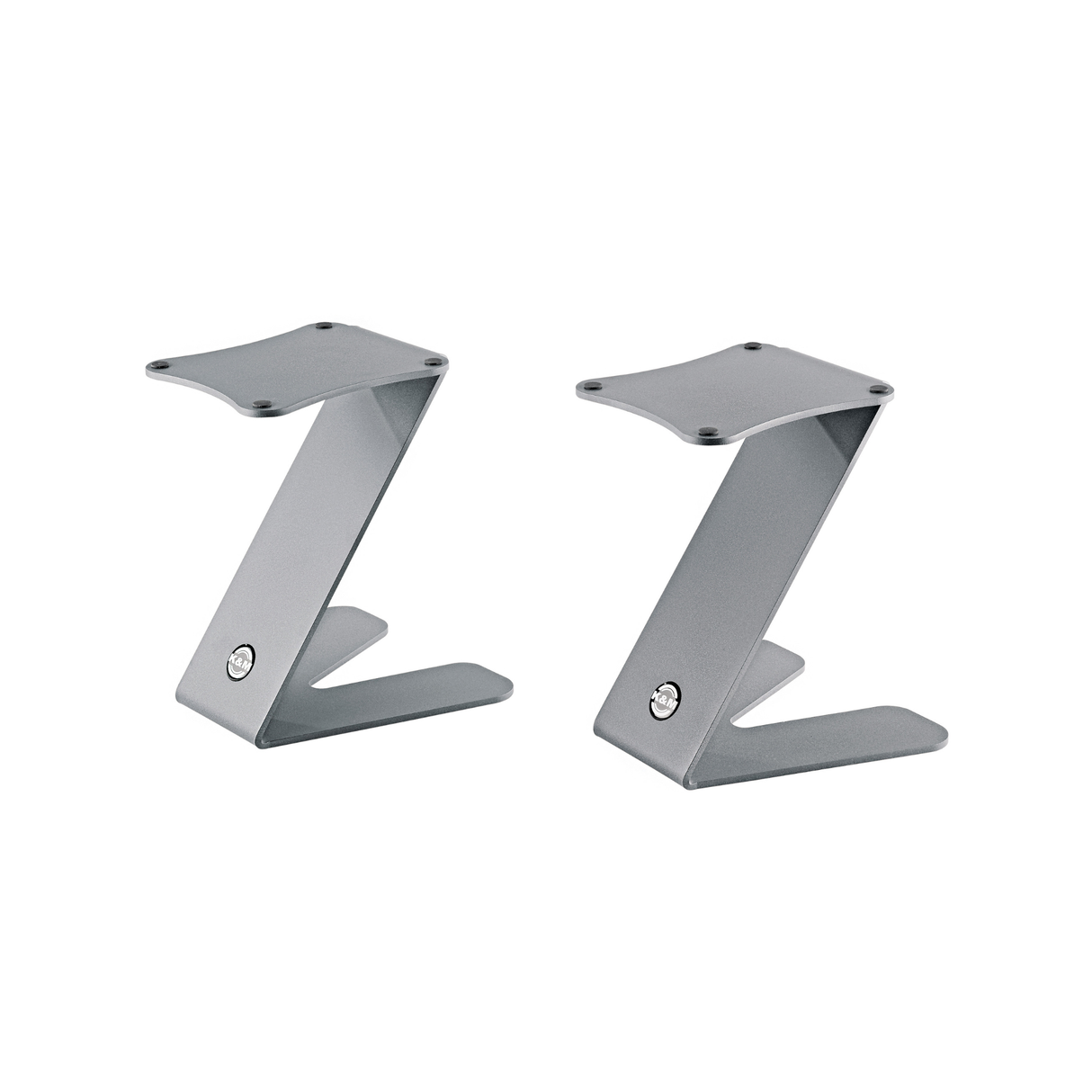 K&M 26773 table monitor stand, grey