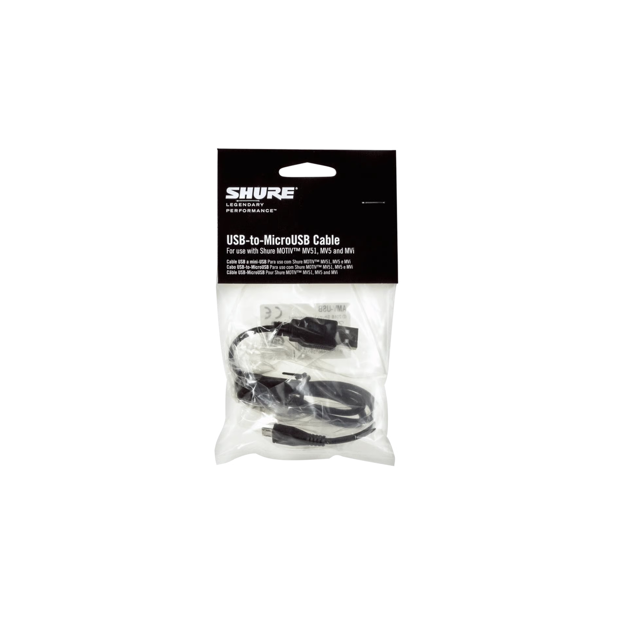 Shure Replacement Micro-B to USB (1m) for Motiv Range