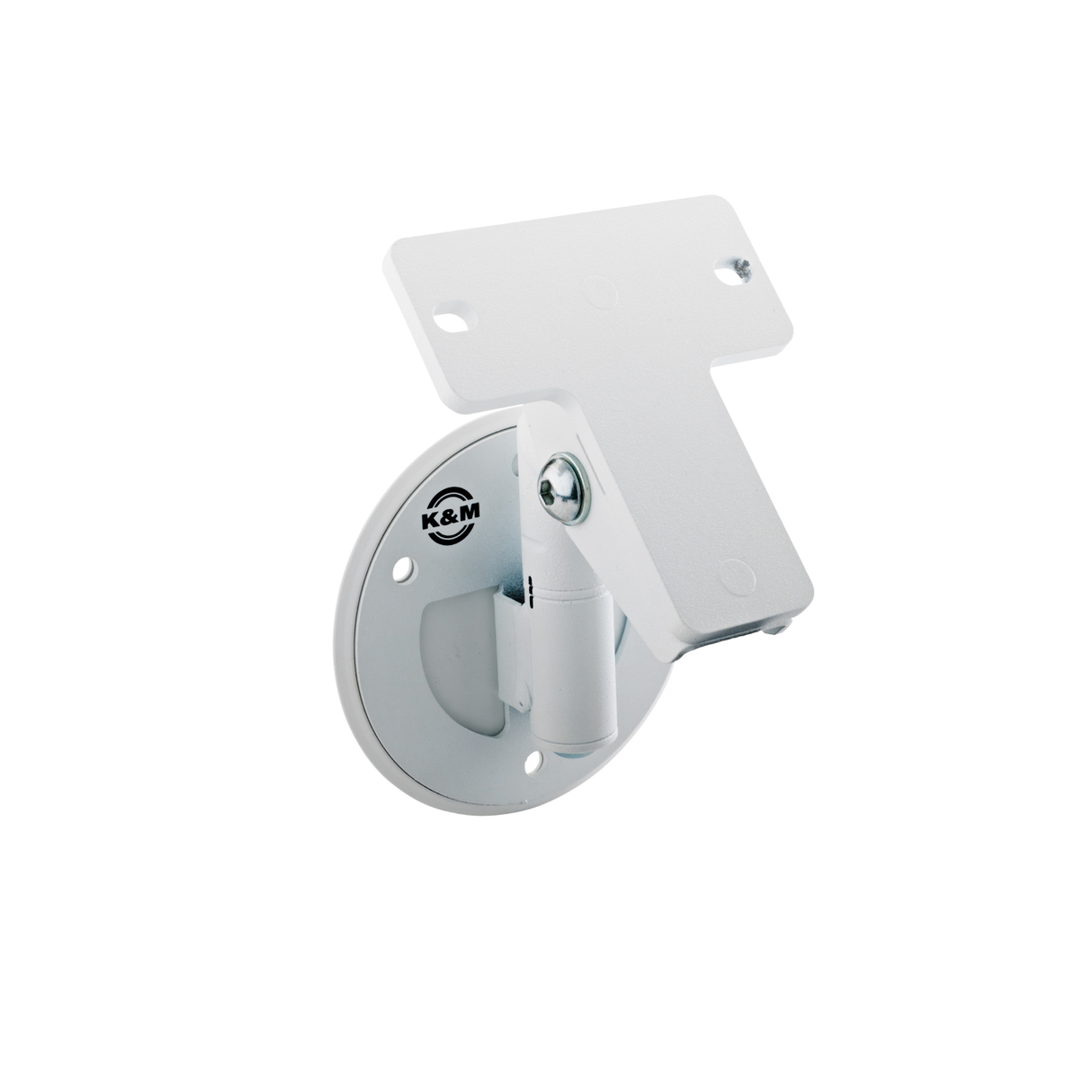 K&M 24161 universal speaker wall mount, structured white