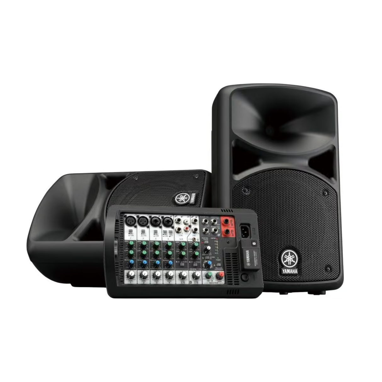 Yamaha STAGEPAS 400BT 400-watt, portable PA system with 8-channel powered mixer