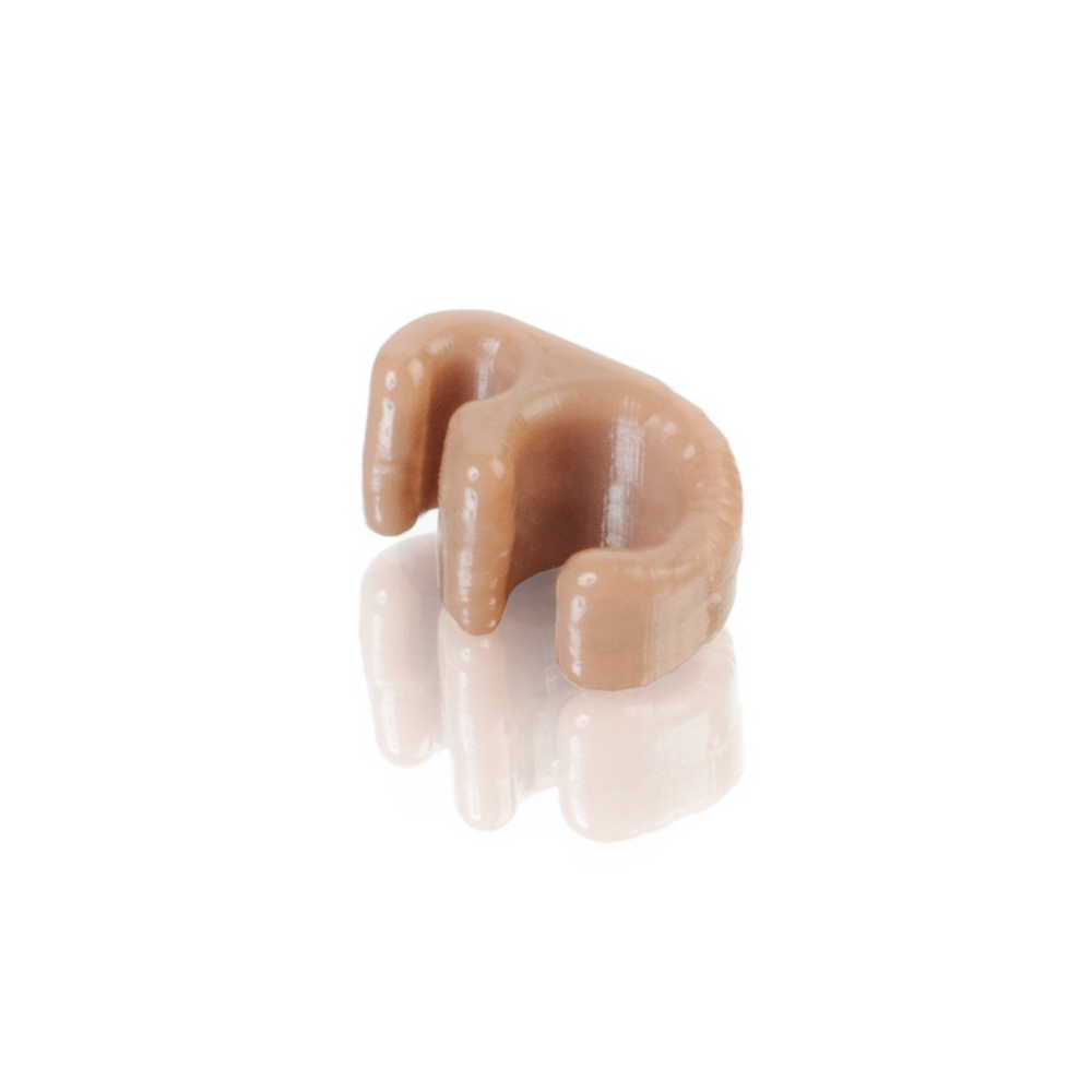 Countryman hook for earclip; for mics with 2mm cable, tan
