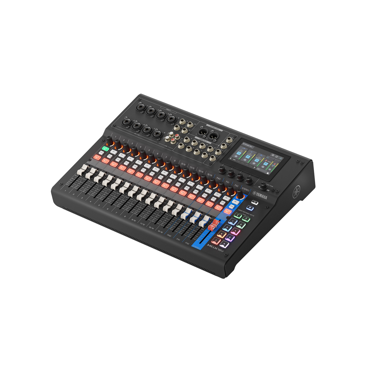 Yamaha MGX16V B 22-Channel Digital Mixing Console with Video Interface, black