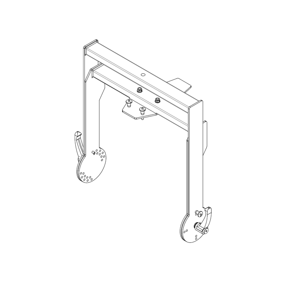 EM Acoustics FC-159v Vertical hanging cradle for EMS-159/156, black