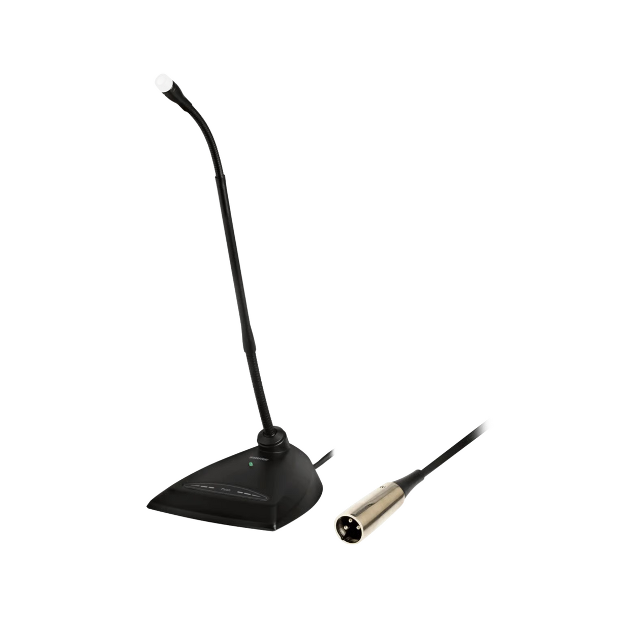 Shure 12 inch gooseneck body with desktop base, no capsule