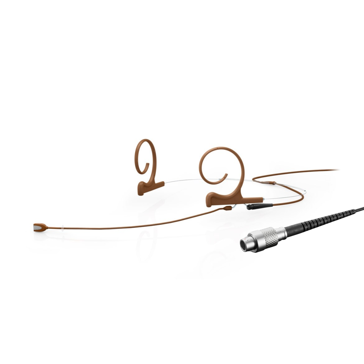 DPA 4166 CORE+ Omni Flex Headset Mic, 110 mm Boom, Brown, 3-pin LEMO