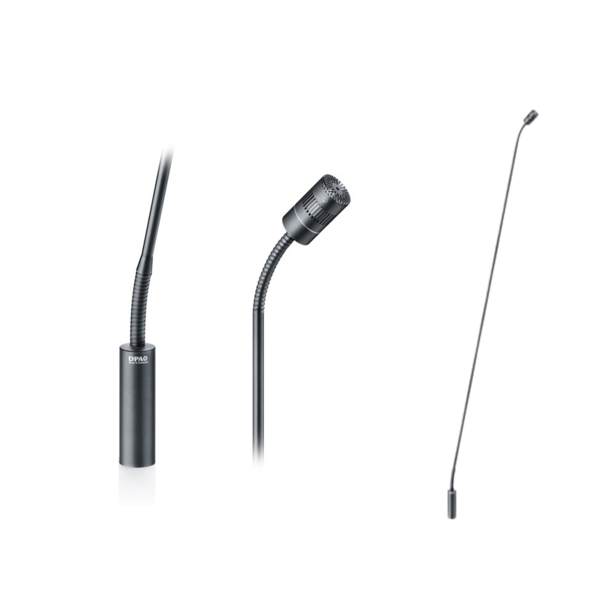 DPA 4018 Supercardioid Mic, Black, XLR, 77 cm (30 in) Boom, top and bottom Gooseneck