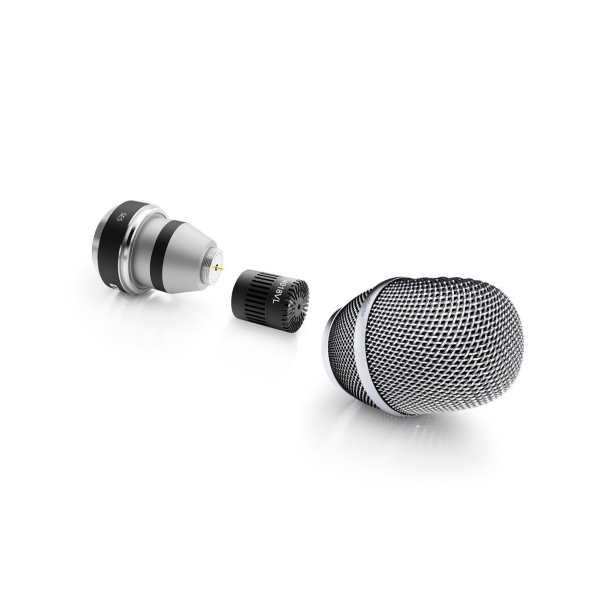 DPA d:facto™ 4018VL Linear Supercardioid Mic, SE5 Adapter (Sennheiser 5200), Nickel