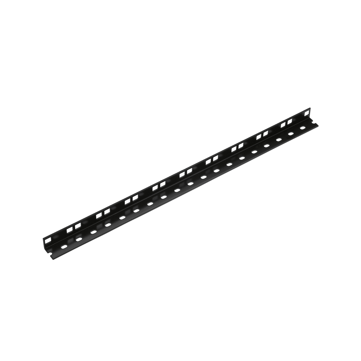 K&M 28410 single rack rail, black