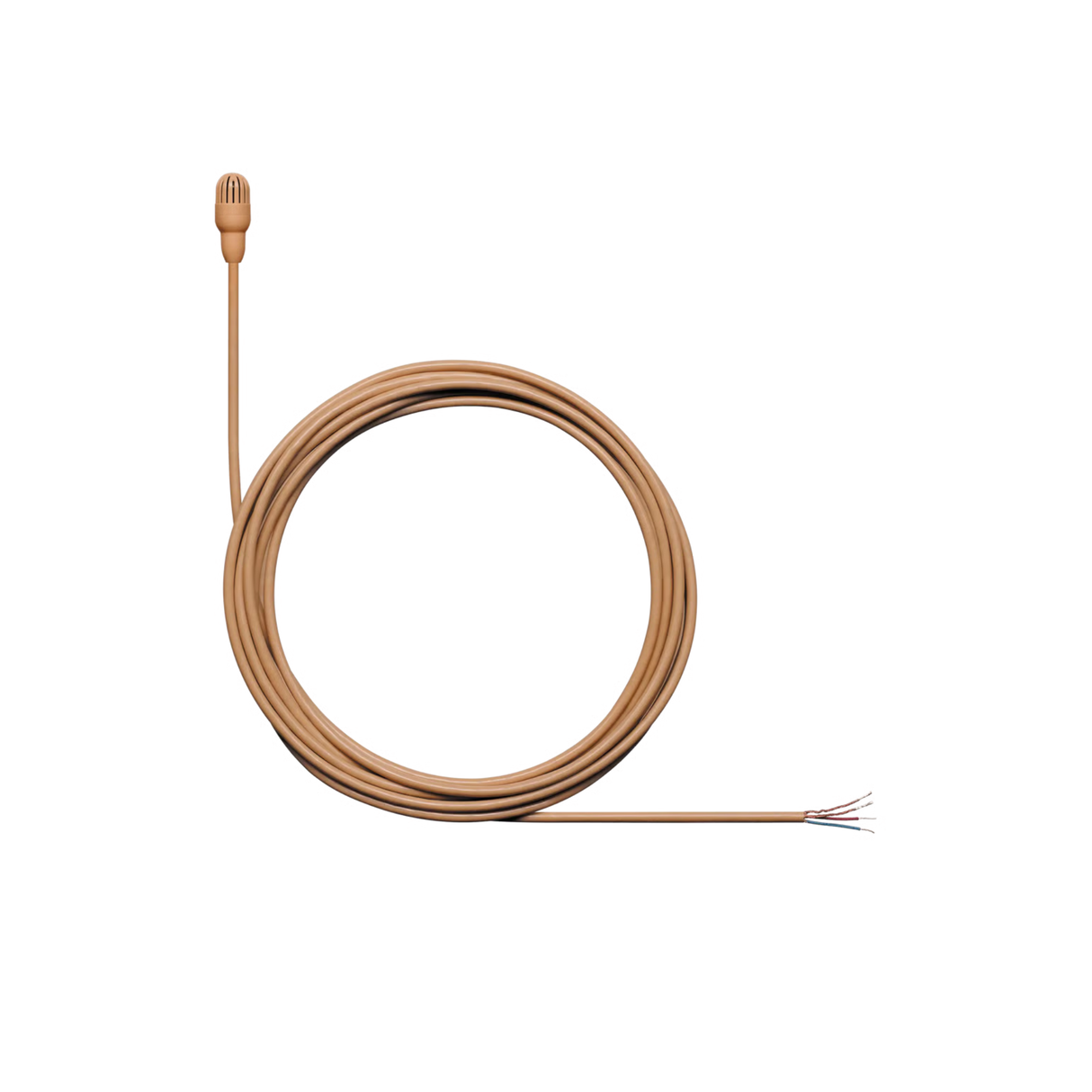 Shure Omnidirectional Condenser Microphone (Low-sens) with 1.6mm cable without connector (Cocoa)