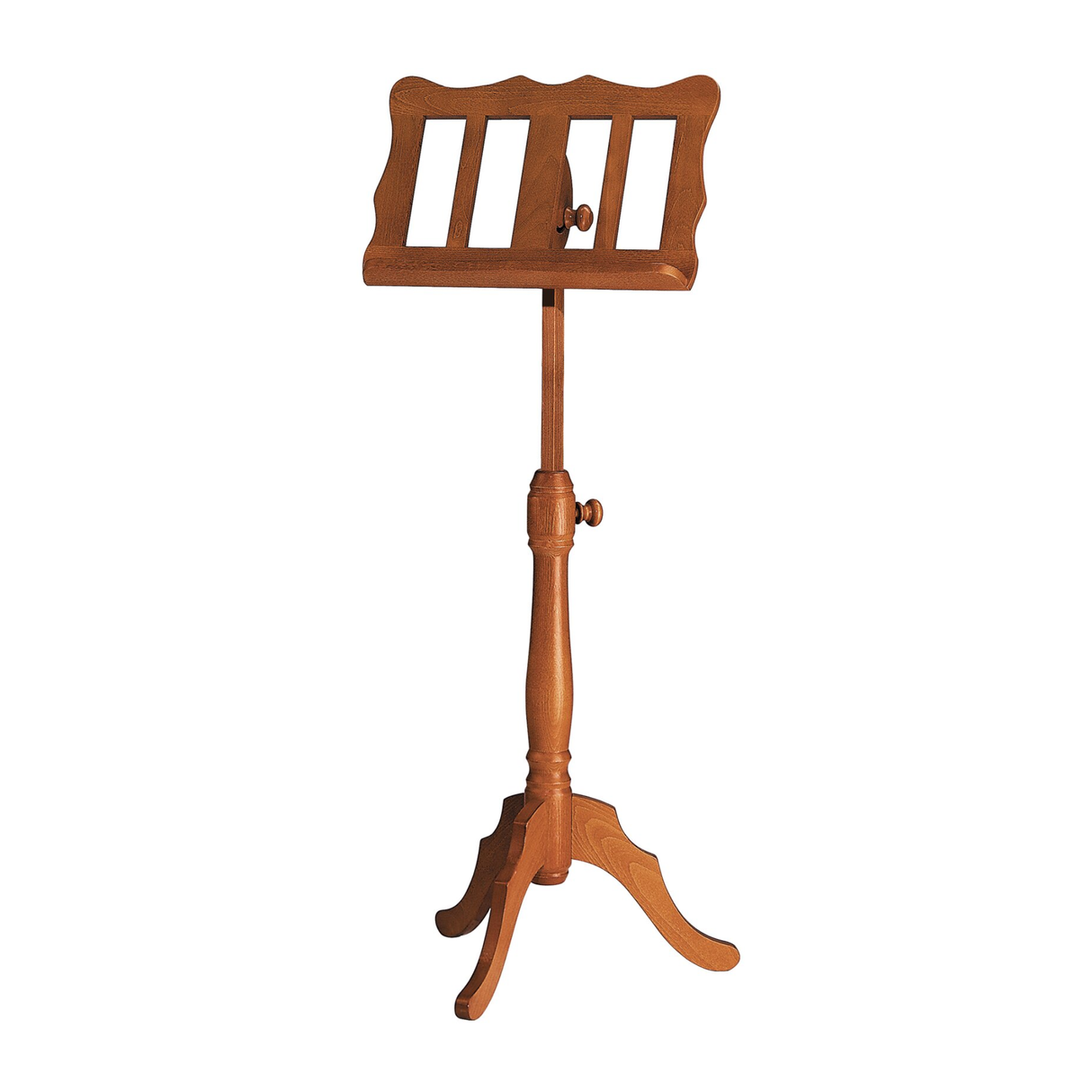 K&M 11701 wooden music stand, cherrywood