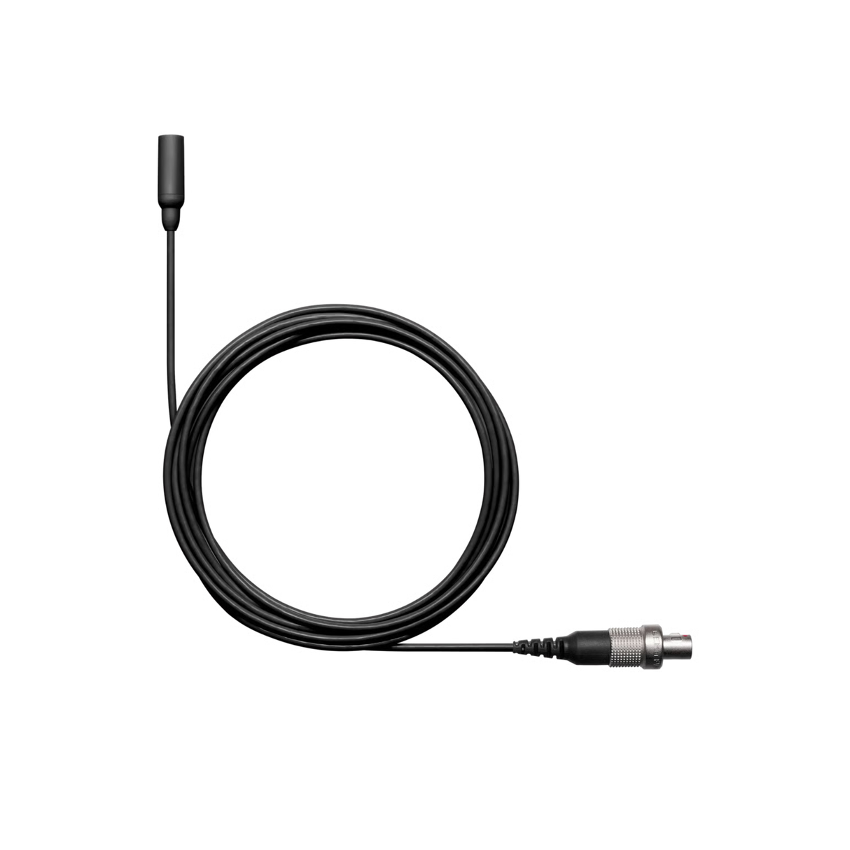 Shure Omnidirectional Condenser Microphone (Low-sens) with 1.6mm cable & LEMO connector (Black)