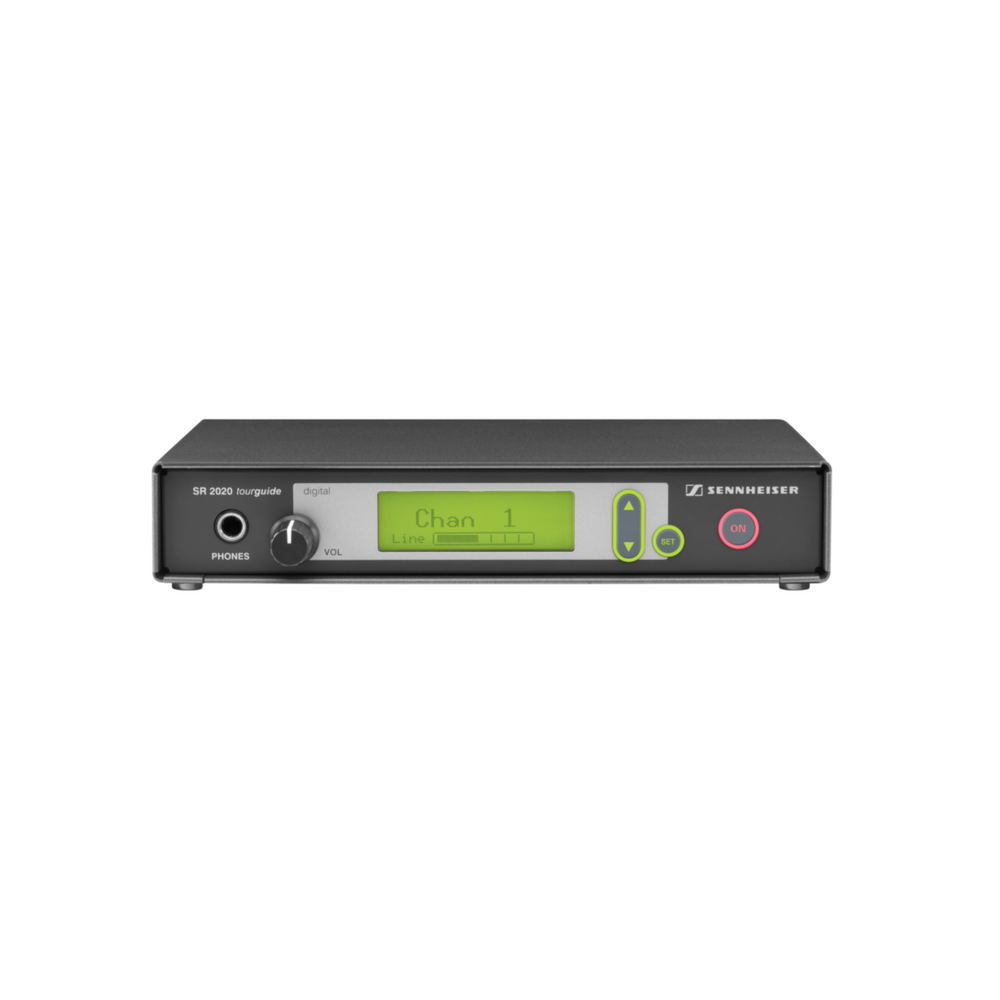 Sennheiser SR 2020-D Stationary transmitter, digital, 6/8-channel, 863-865 MHz, includes NT 2-1 and