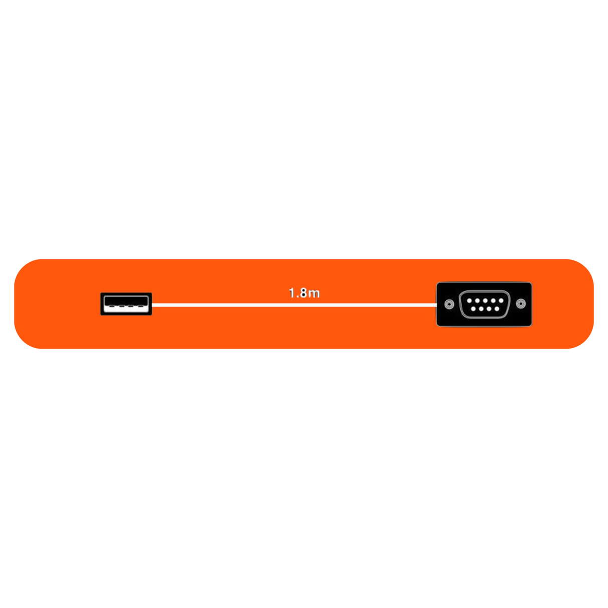 Nemesis CCSEX232 CCS2EXS Usb To Rs232 Cable, 1.8M