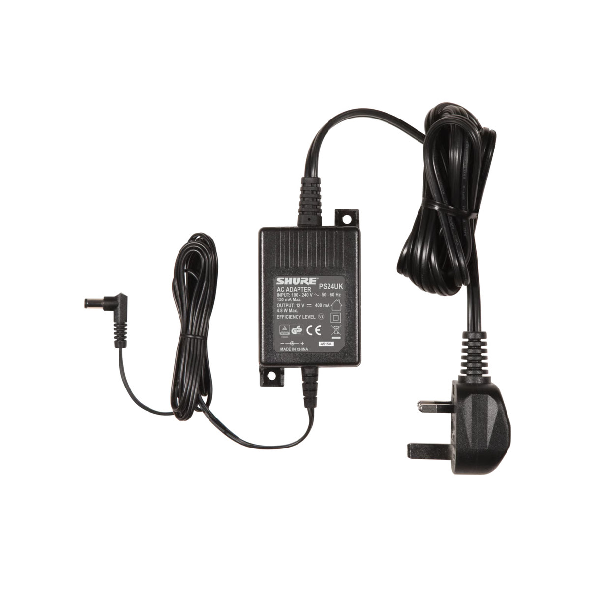 Shure Wireless Receiver Power Supply For P2T, P3T, BLX4, BLX88, GLXD6 Or QLXD4