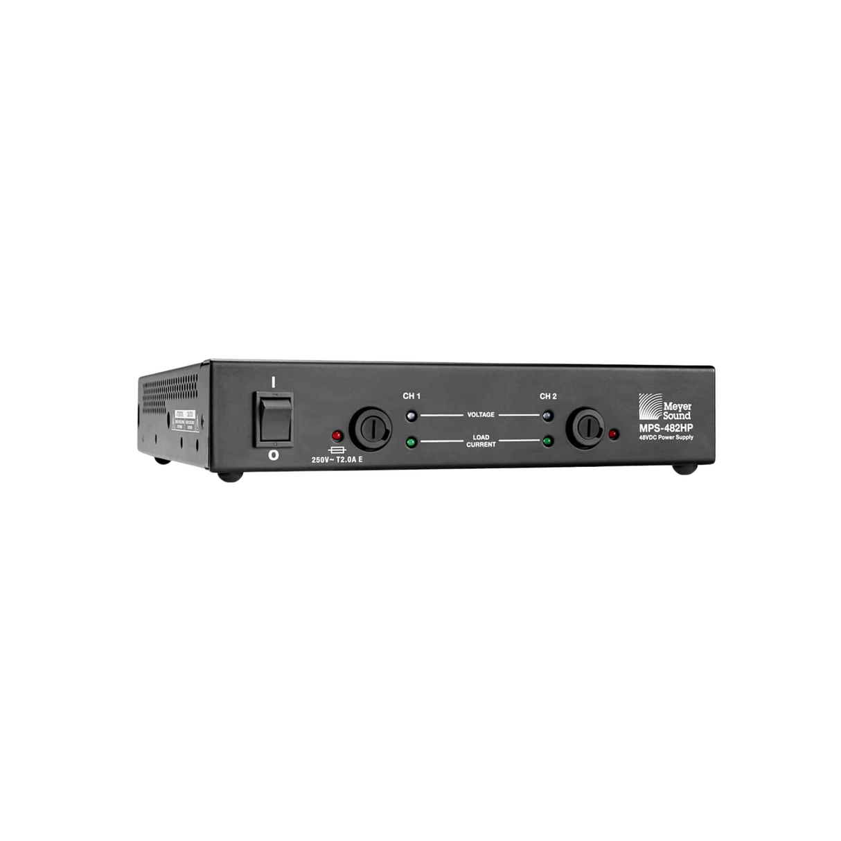 Meyer Sound MPS-482HP, 48 V DC Power Supply with 2 Phoenix 5-pin female output connectors. EURO cord
