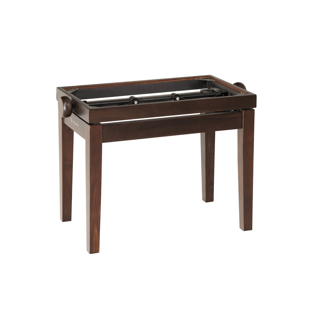 K&M 13730 piano bench, wooden frame, walnut matt finish