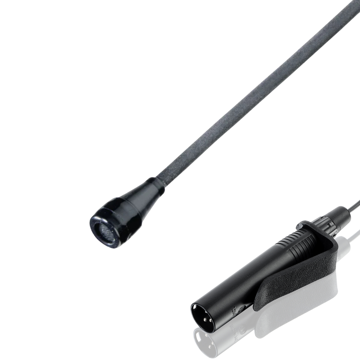 Countryman B3 (round) microphone, phantom powered to XLR, black