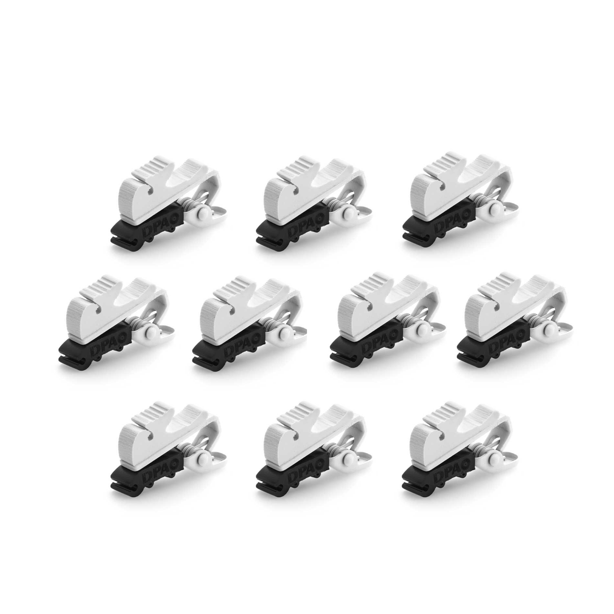 DPA Clip, White, 10 pcs