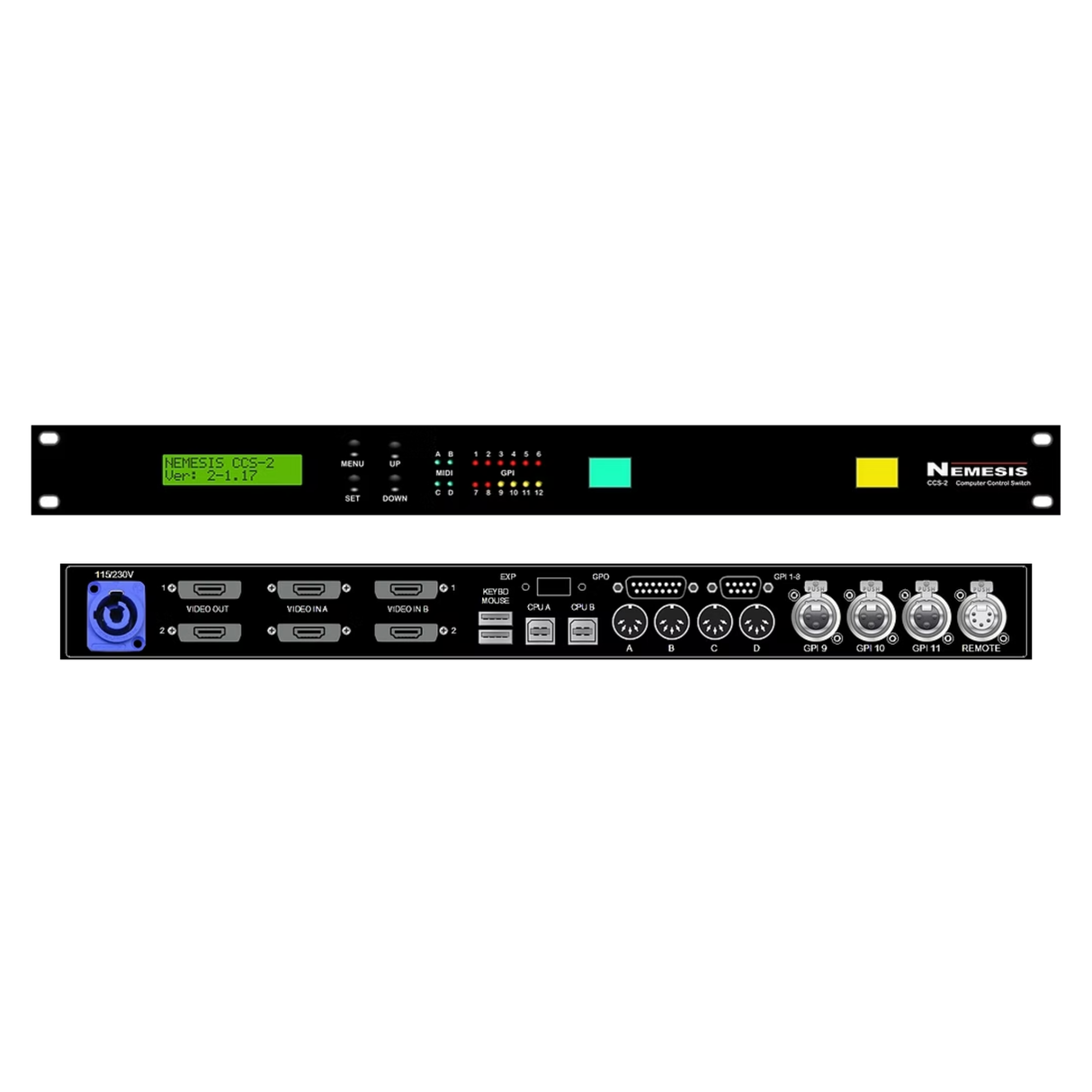 Nemesis CCS-2 Hd Computer Playback Control Switcher (Hdmi)
