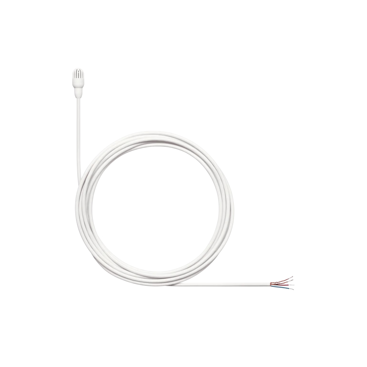 Shure Omnidirectional Condenser Microphone (Low-sens) with 1.6mm cable without connector (White)