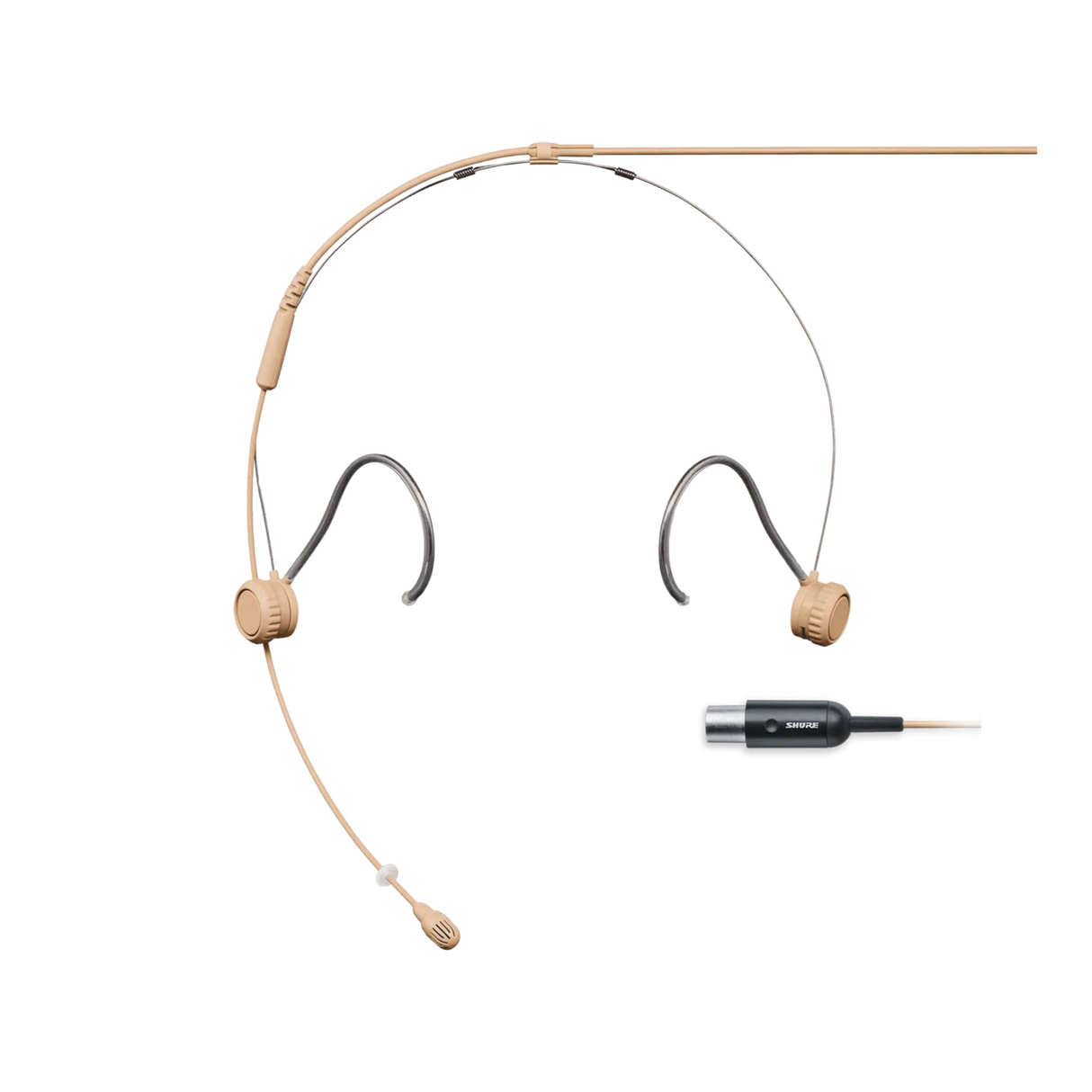 Shure TwinPlex™ TH53 Subminiature Headset Microphone MTQG Tan