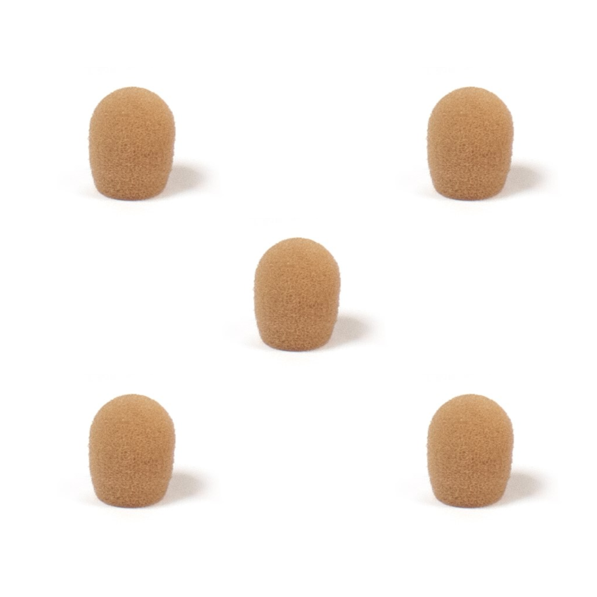 DPA Foam Windscreens for 6388, Beige, 5 pcs