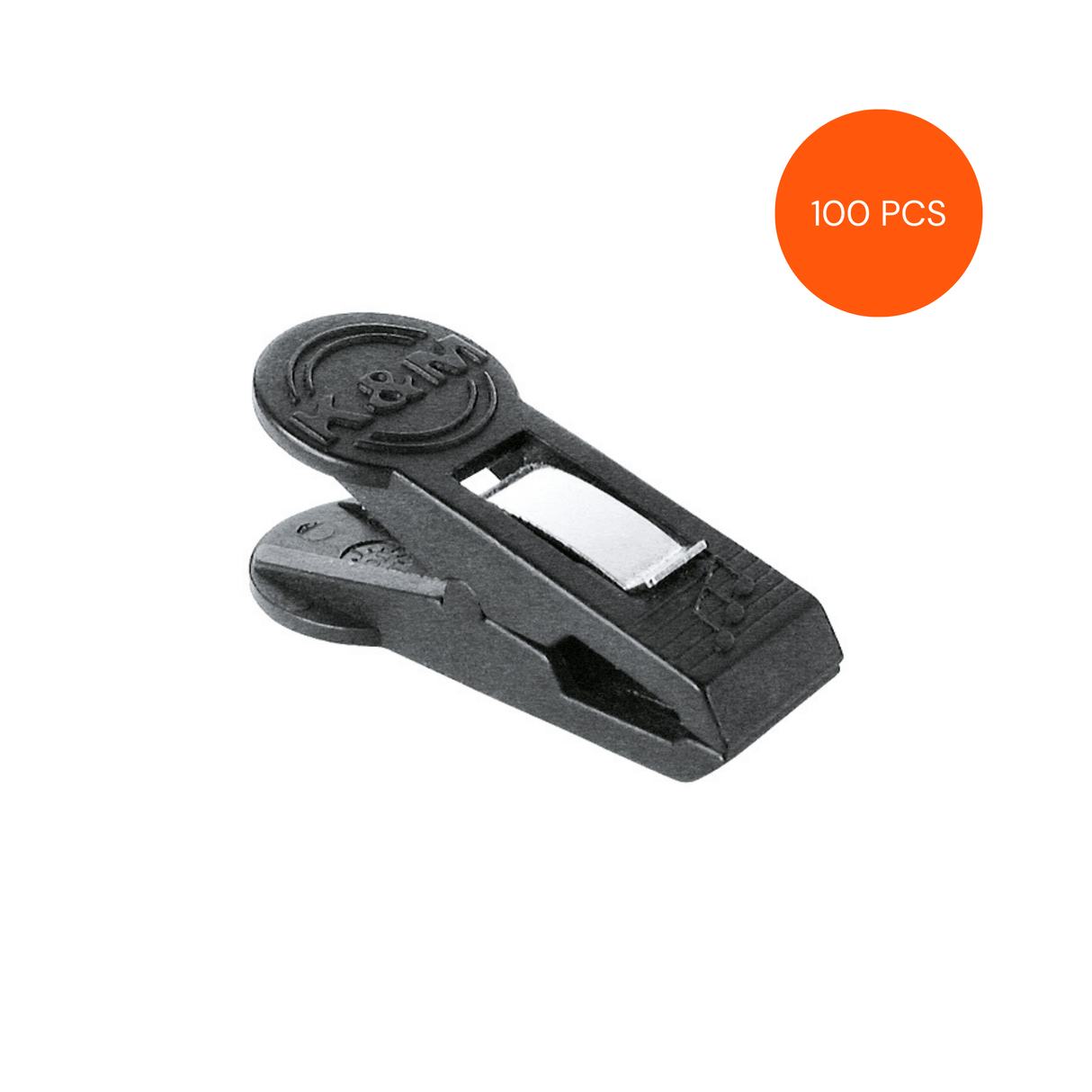 K&M 16060 sheet music clip (pack of 100), black