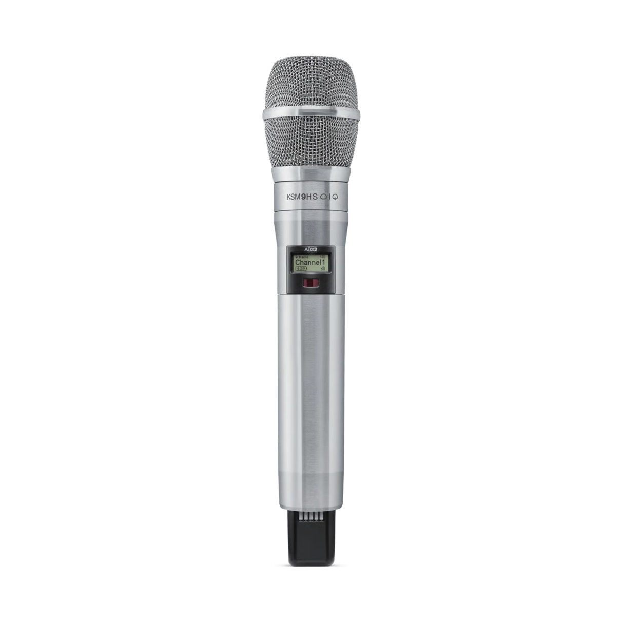 Shure Axient Digital handheld transmitter with KSM9HS capsule (470-636 MHz) (nickel)