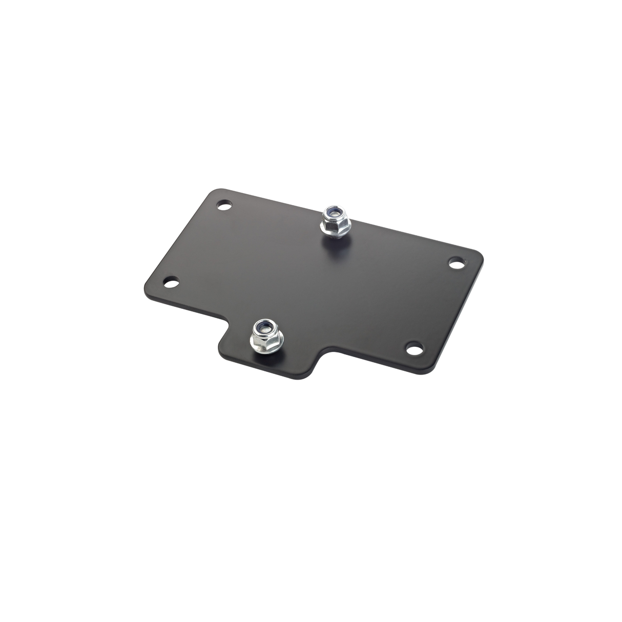 K&M 24357 adapter panel 4, black