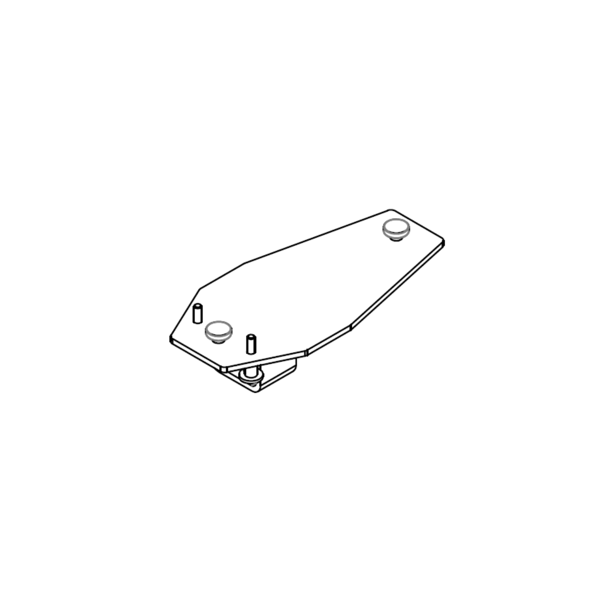 EM Acoustics CM-159 Column hanging bracket for EMS-159/156, White