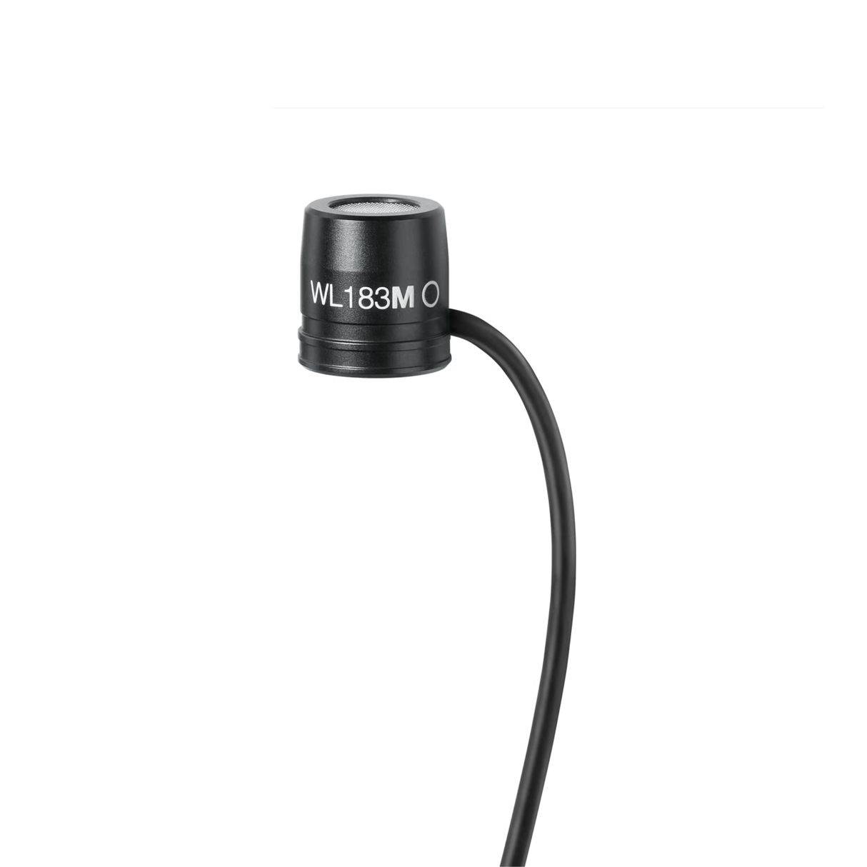 Shure WL183MB/O-TQG Low-profile Omnidirectional Lavalier Microphone, TQG, black