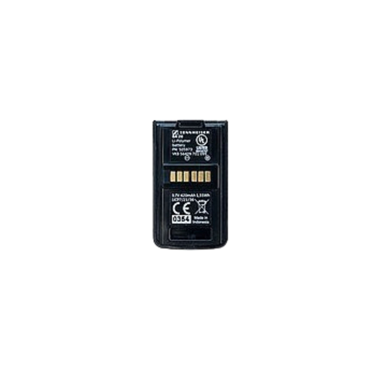 Sennheiser BA 20 Li-Ion battery pack for receiver EKP-AVX, 3,7 V, micro-USB power jack